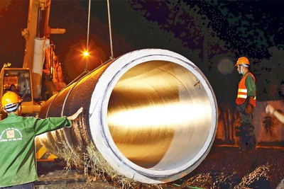 Sawaco đầu tư phát triển hệ thống mạng lưới đường ống cấp 1 ở phía tây thành phố. 