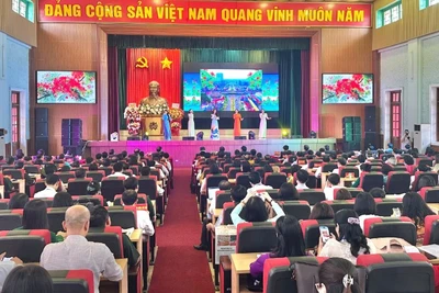 Văn nghệ chào mừng hội thi.