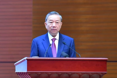 Tổng Bí thư, Chủ tịch nước Tô Lâm phát biểu. Ảnh: ĐĂNG KHOA.