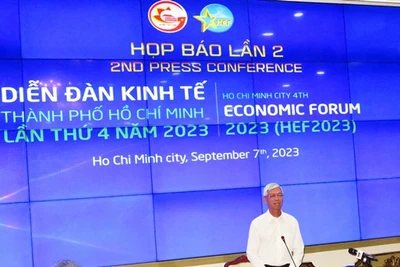 Phó Chủ tịch Ủy ban nhân dân Thành phố Hồ Chí Minh Võ Văn Hoan công bố những thông tin mới về HEF 2023.