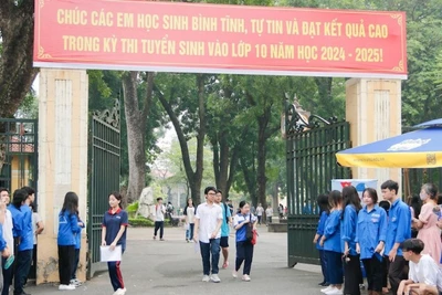 Kỳ thi tuyển sinh vào lớp 10 THPT năm học 2024-2025 (Ảnh: Trường THPT Chu Văn An)