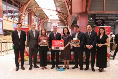 Sự kiện giới thiệu trái vải thiều Lục Ngạn tại Thái Lan do Central Group tổ chức.