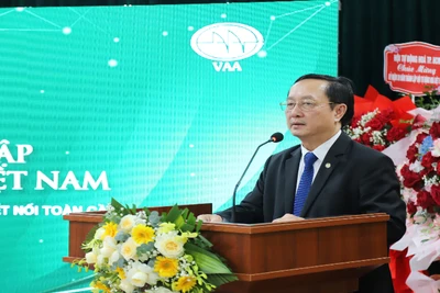 Bộ trưởng Khoa học và Công nghệ Huỳnh Thành Đạt phát biểu tại buổi lễ.