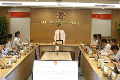 Bộ Khoa học và Công nghệ tổ chức sự kiện công bố sản phẩm, giải pháp, sáng kiến trên Cổng thông tin điện tử.