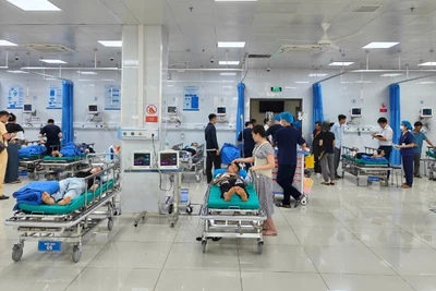 Nạn nhân nhanh chóng được đưa đến Bệnh viện Hùng Vương Gia Lai để theo dõi sức khỏe.