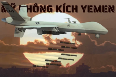 [Video] Căng thẳng tại Trung Đông: Mỹ không kích vào thành phố Saada của Yemen