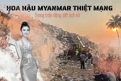 [Video] Hoa hậu Myanmar thiệt mạng trong trận động đất lịch sử
