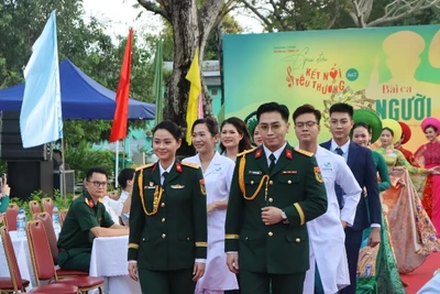 Chương trình “Giai điệu kết nối yêu thương” với chủ đề “Bài ca người lính”.