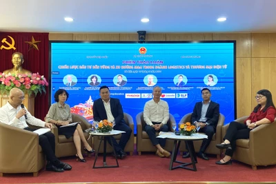 Phiên thảo luận với chủ đề: Chiến lược đầu tư bền vững và xu hướng M&A trong ngành Logistics và Thương mại điện tử. Ảnh: Mỹ Hạnh