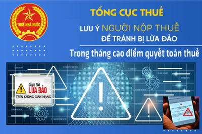 Tổng cục Thuế một lần nữa khẳng định, không ủy quyền cho bất cứ tổ chức, cá nhân ngoài ngành Thuế nào thu thuế hộ.