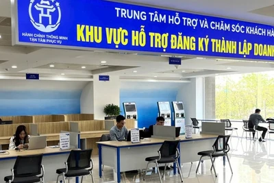 Hà Nội chính thức vận hành mô hình hỗ trợ thành lập doanh nghiệp miễn phí. (Ảnh: ĐỖ CHÍ)
