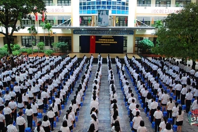 (Ảnh: Trường THCS & THPT Nguyễn Tất Thành)