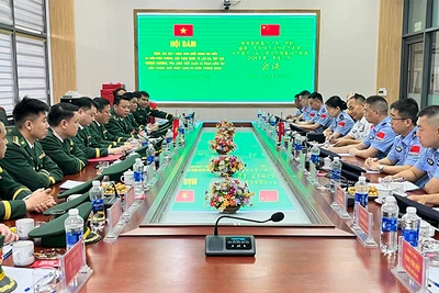 Quang cảnh buổi hội đàm.