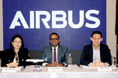 Lãnh đạo Tập đoàn Airbus khu vực châu Á-Thái Bình Dương chia sẻ thông tin về cam kết phát triển bền vững tại Việt Nam.