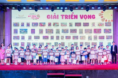 Cuộc thi vẽ tranh du lịch đã thu hút đông đảo thiếu nhi trên cả nước tham dự.