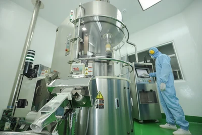 Sản xuất thuốc tại nhà máy đạt tiêu chuẩn GMP Nhật Bản và GMP châu Âu của Công ty cổ phần dược phẩm SaVi.