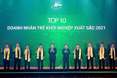 Lễ trao danh hiệu Doanh nhân trẻ khởi nghiệp xuất sắc gần đây nhất được tổ chức vào năm 2021. 