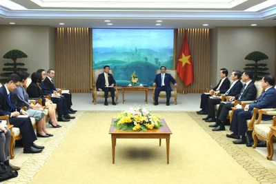 Quang cảnh buổi tiếp.