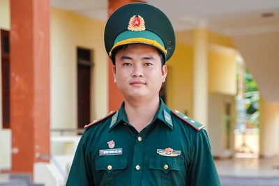 Công dân trẻ tiêu biểu Huỳnh Trương Bảo Sơn. (Ảnh: NVCC)