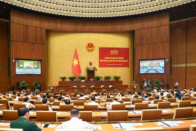 [Ảnh] Khai mạc Hội nghị toàn quốc lần thứ nhất triển khai Luật, Nghị quyết của Quốc hội khóa XV