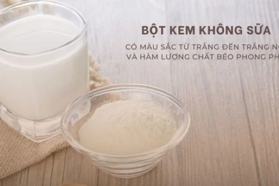 Bột kem không sữa là nguyên liệu tạo vị béo. (Ảnh minh họa)