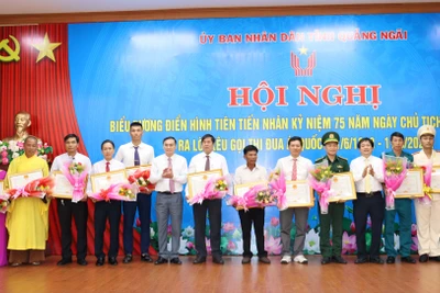 Tôn vinh các gương điển hình tiên tiến trong các phong trào thi đua yêu nước tỉnh Quảng Ngãi giai đoạn 2021-2023.