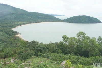 Dự án Khu phức hợp du lịch và đô thị nghỉ dưỡng Làng Vân (phường Hòa Hiệp Bắc, quận Liên Chiểu, thành phố Đà Nẵng. (Ảnh: ANH ĐÀO)