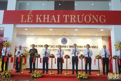 Đà Nẵng vận hành Trung tâm giám sát, điều hành thông minh - IOC. (Ảnh: ANH ĐÀO)