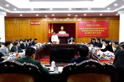 Hội nghị Thông qua dự thảo báo cáo của Đoàn kiểm tra số 1913 của Bộ Chính trị, Ban Bí thư năm 2025.