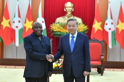 Tổng Bí thư Tô Lâm tiếp Tổng thống Cộng hòa Burundi Évariste Ndayishimiye. 