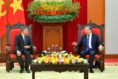 Tổng Bí thư Tô Lâm tiếp Đại sứ Đặc mệnh toàn quyền Philippines tại Việt Nam Meynardo Los Banos Montealegre.