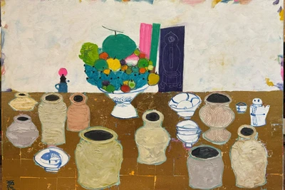 Tĩnh vật - Sơn dầu của họa sĩ Đặng Xuân Hòa