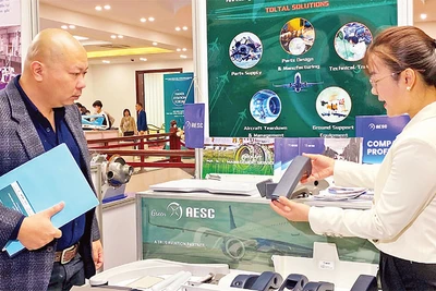 Giới thiệu những công nghệ mới tại Hội thảo quốc tế lĩnh vực Công nghiệp Hàng không Hà Nội 2024.