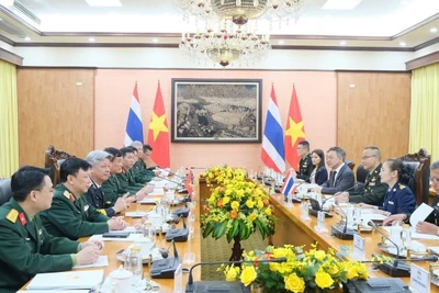 Quang cảnh Đối thoại Chính sách Quốc phòng Việt Nam-Thái Lan lần thứ 5.