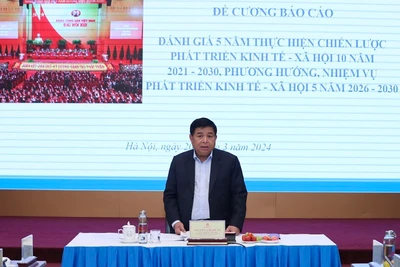 Bộ trưởng Kế hoạch và Đầu tư Nguyễn Chí Dũng chủ trì phiên họp.