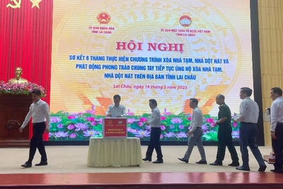 Tỉnh Lai Châu kêu gọi tiếp tục ủng hộ người để xóa nhà tạm, nhà dột nát trên địa bàn.