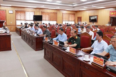 Ban Chấp hành Đảng bộ tỉnh Lai Châu họp cho ý kiến vào dự thảo đề án sắp xếp tinh gọn bộ máy.