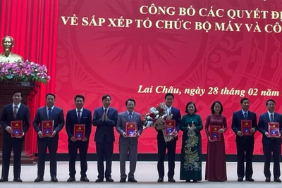 Sau sáp nhập hợp nhất, Ủy ban nhân dân tỉnh Lai Châu còn 14 cơ quan chuyên môn.