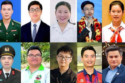 10 Gương mặt trẻ Việt Nam tiêu biểu năm 2023.