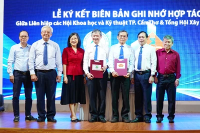 Những đối tác tham dự Hội thảo kí bản ghi nhớ hợp tác.