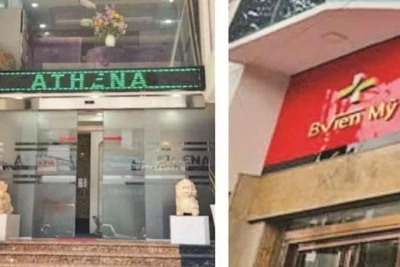 Hai cơ sở y tế hoạt động không phép trên địa bàn Quận 1 và Quận 3 vừa bị cơ quan chức năng kiểm tra. (Ảnh SỞ Y TẾ TP HỒ CHÍ MINH)