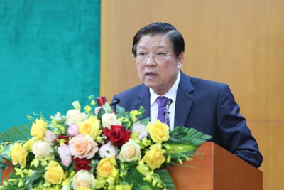 Đồng chí Phan Đình Trạc, Ủy viên Bộ Chính trị, Bí thư Trung ương Đảng, Trưởng Ban Nội chính Trung ương.