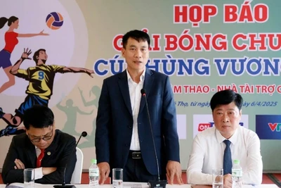 Tổng Thư ký Liên đoàn Bóng chuyền Việt Nam Lê Trí Trường khẳng định Giải bóng chuyền Cúp Hùng Vương là một trong những giải đấu có chuyên môn cao. 