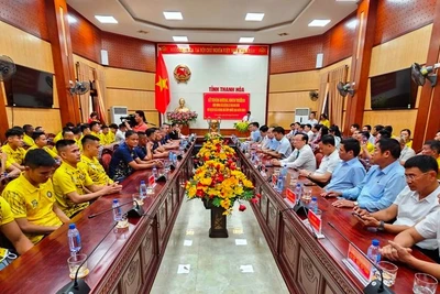 Quang cảnh buổi lễ.