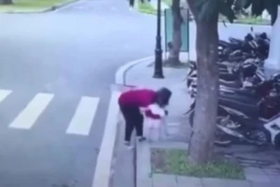 Hình ảnh được chia sẻ trên mạng được cho là đối tượng bắt cóc trẻ em. Ảnh: TTXVN