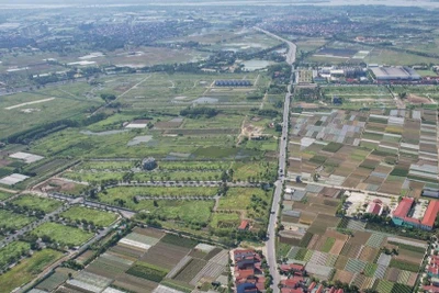 Huyện Mê Linh bố trí nhiều khu đất dịch vụ.