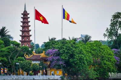 Chùa Trấn Quốc. (Ảnh: Thành Đạt)