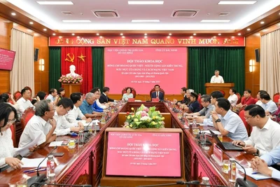 Toàn cảnh hội thảo. (Ảnh: THẾ ĐẠI)