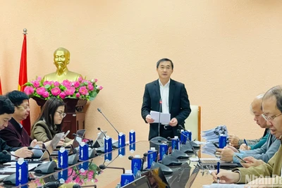 Thứ trưởng Y tế Trần Văn Thuấn phát biểu tại hội thảo.