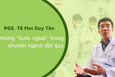PGS, TS Mai Duy Tôn và những "bước ngoặt" trong chuyên ngành đột quỵ